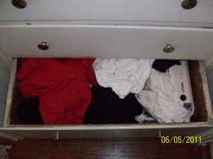 T-shirt drawer